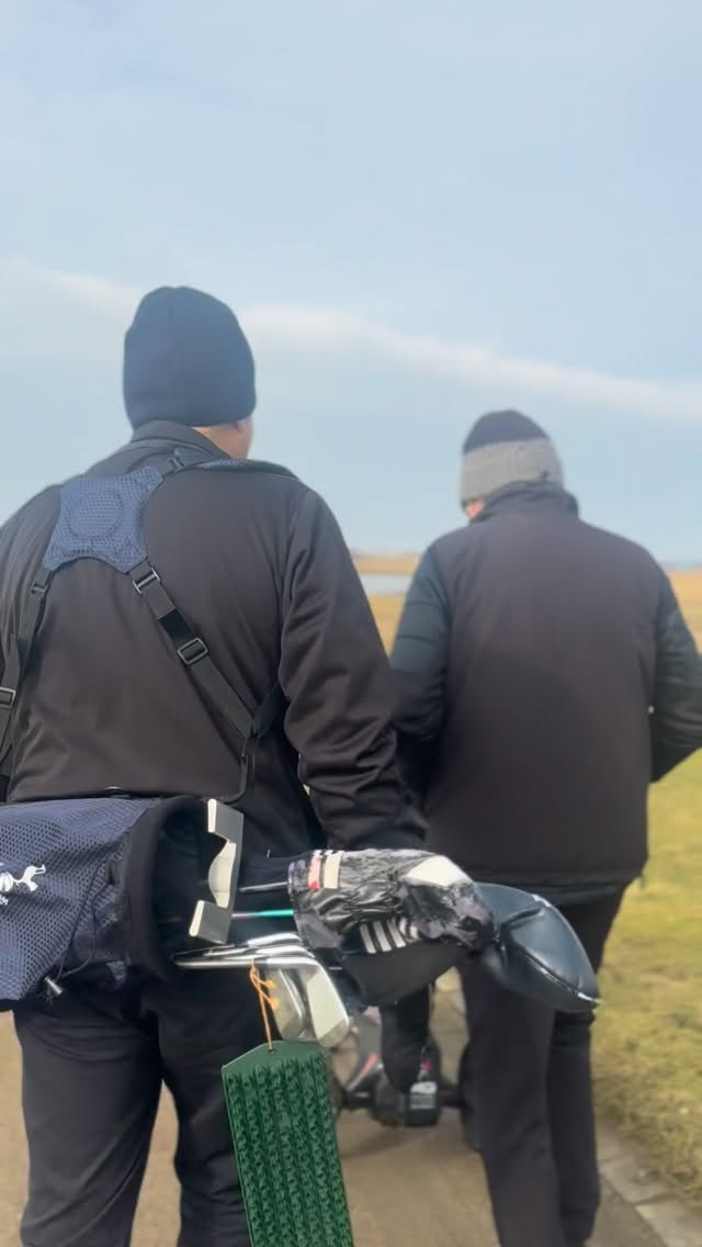 & där är dom iväg ⛳️Vår & höst-gänget som även spelar under vintern!