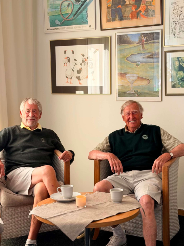 Våra legendarer är på plats och laddar upp inför H80 som idag spelas i strålande väder! Lycka till ⛳️