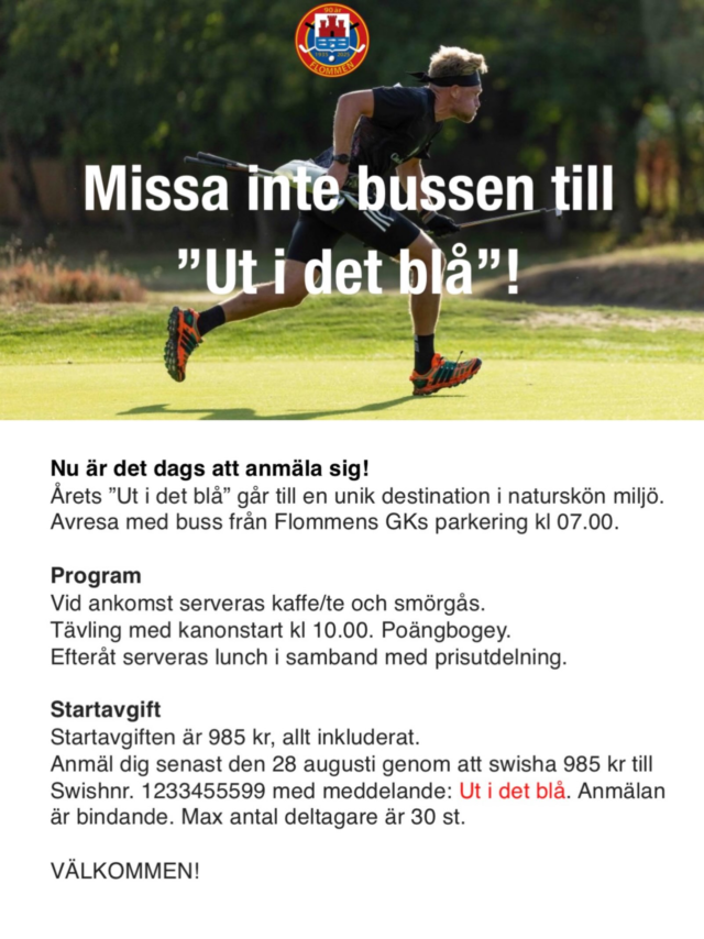 Herrar, missa inte bussen!
📍Tisdagen den 15 september🚌